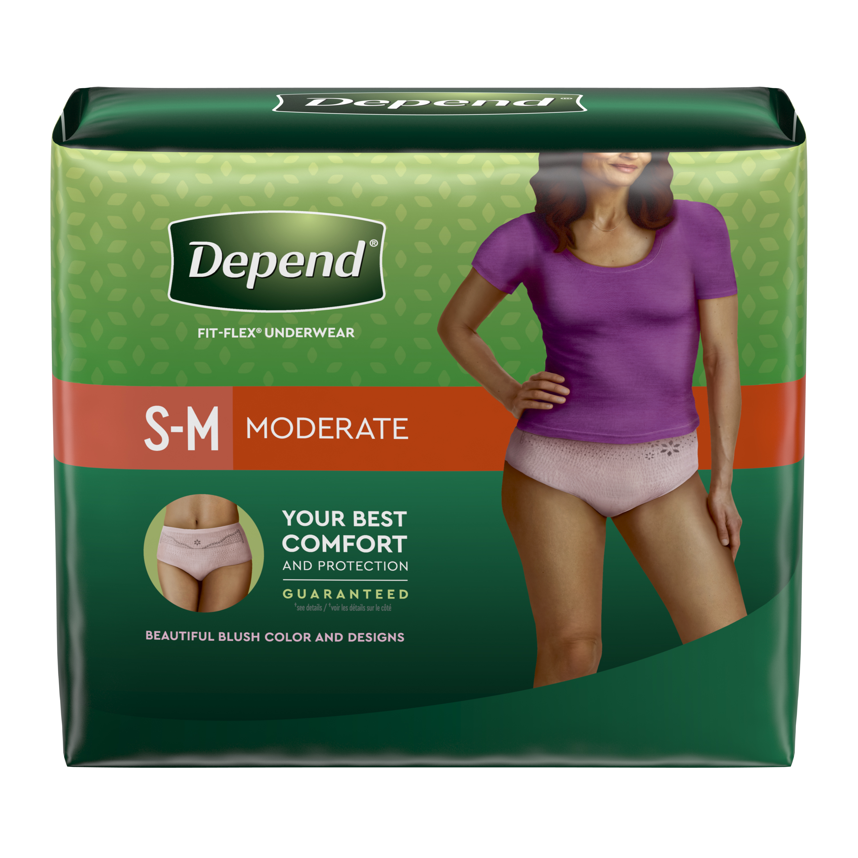 Depend® FIT-FLEX® Underwear for Women (S-M/L, Moderate Absorbency)