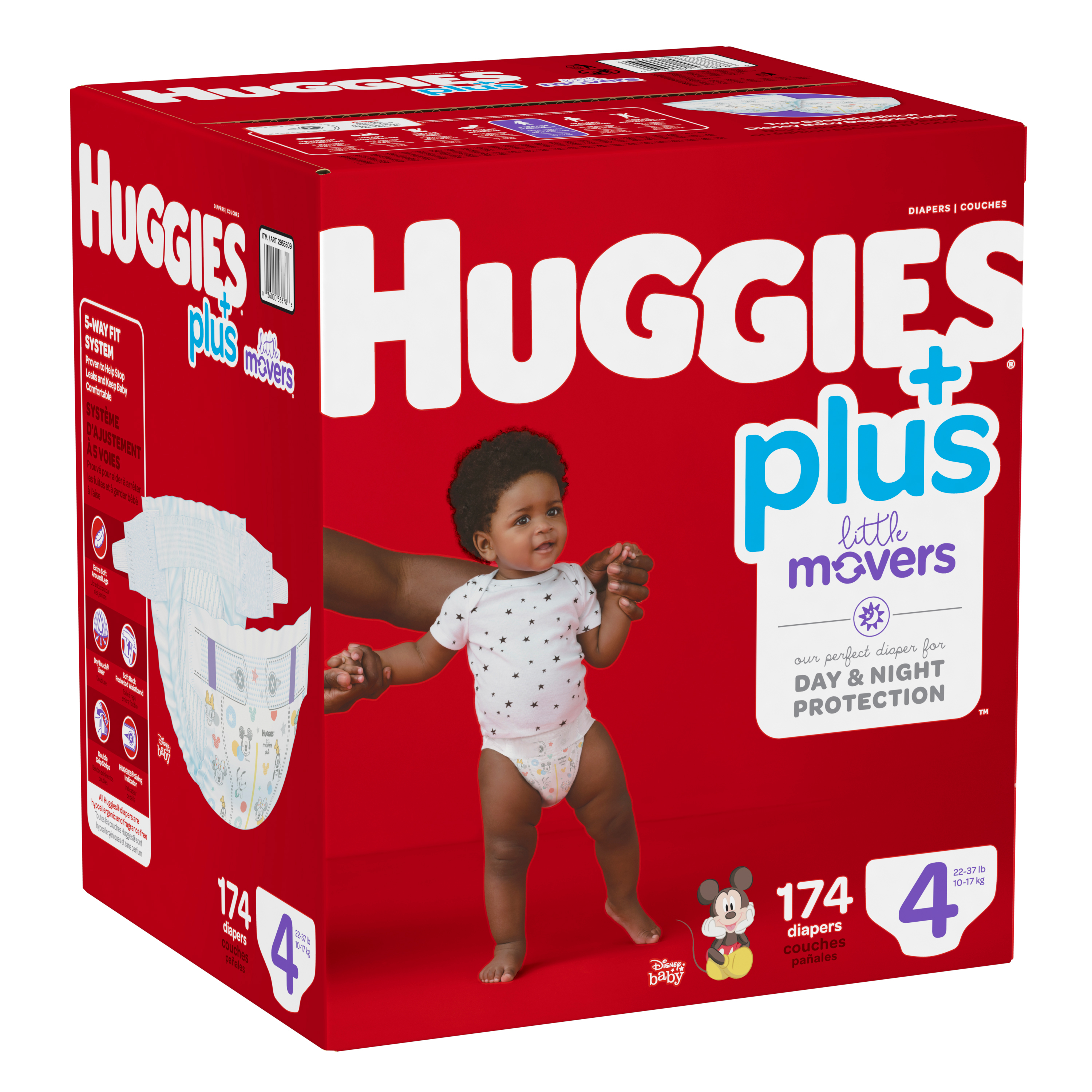 Huggies® Little Movers® Diapers Plus (Sizes 3-6)